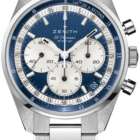 Zenith Chronomaster Original 03.3200.3600/51.M3200 38mm Stainless steel Blue