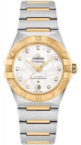 Omega Constellation 131.20.29.20.55.002 29mm Yellow gold and Stainless steel White