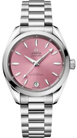 Omega Aqua Terra 220.10.34.20.10.003 34mm Stainless steel Pink