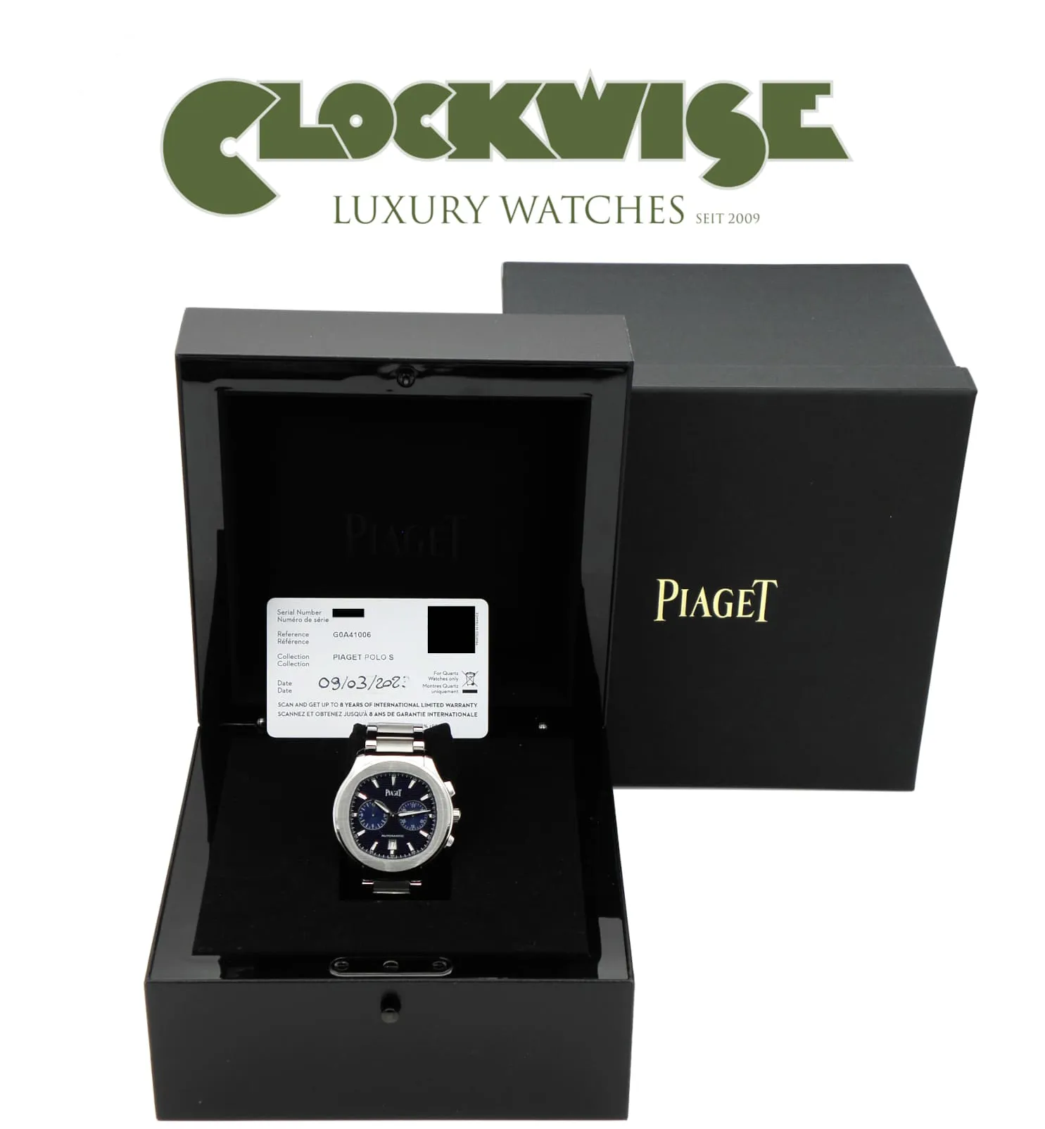 Piaget Polo G0A41006 42mm Edelstahl Blue 4