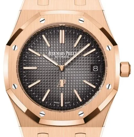 Audemars Piguet Royal Oak 16202OR.OO.1240OR.02 39mm Rose gold Smoked gray