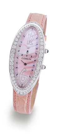 Corum Lady Millennium 2000 137.310.69 24mm White gold and Diamond Mother-of-pearl