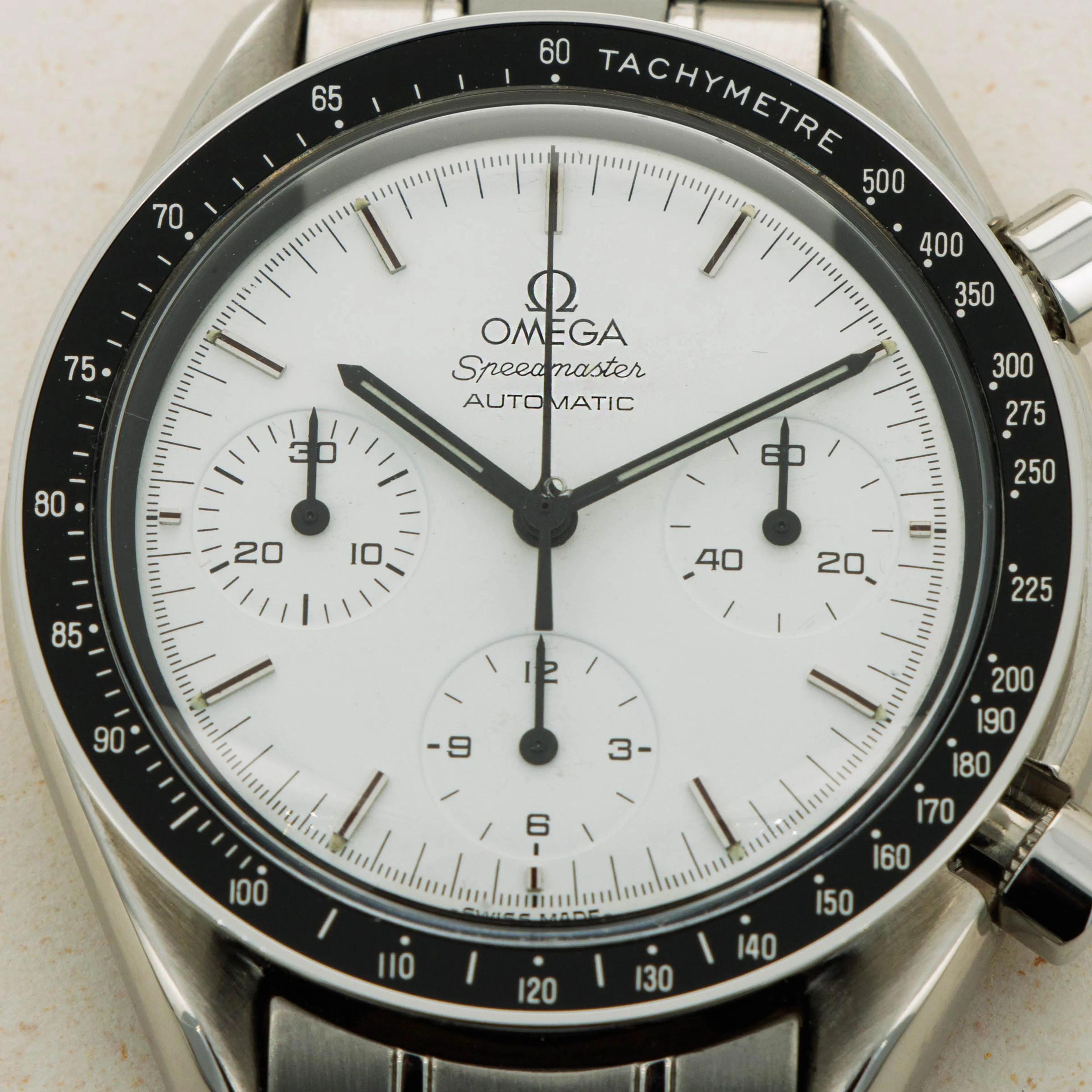 Omega Speedmaster Reduced 175.0032 39mm Stainless steel White 3