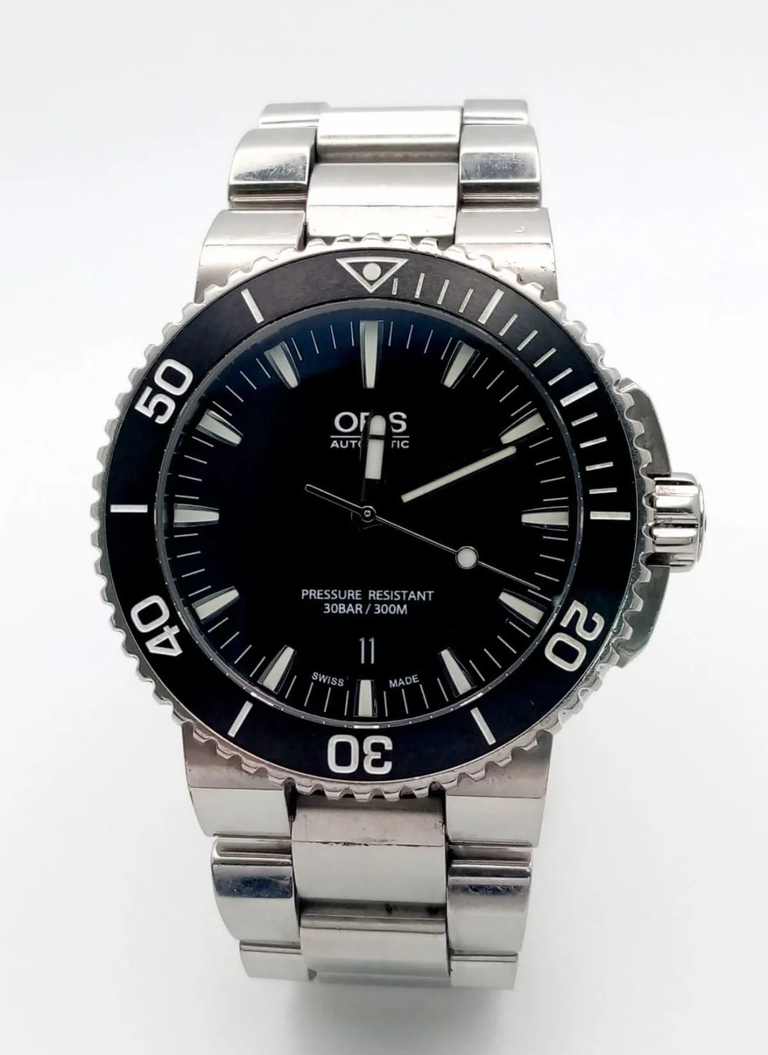 Oris Divers 15668 41mm Stainless steel Black