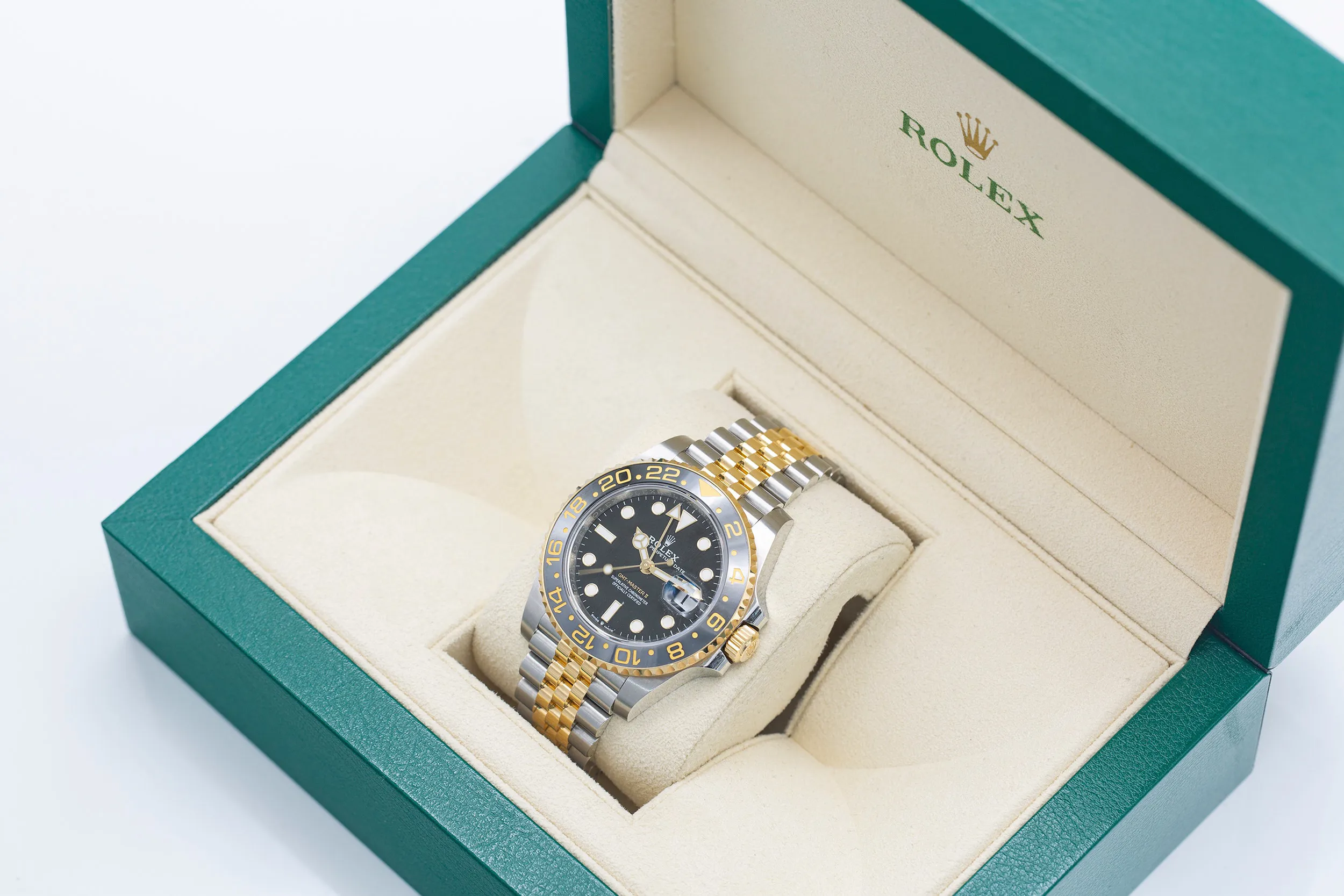 Rolex GMT-Master II 126713GRNR 40mm Yellow gold and Stainless steel Black 25