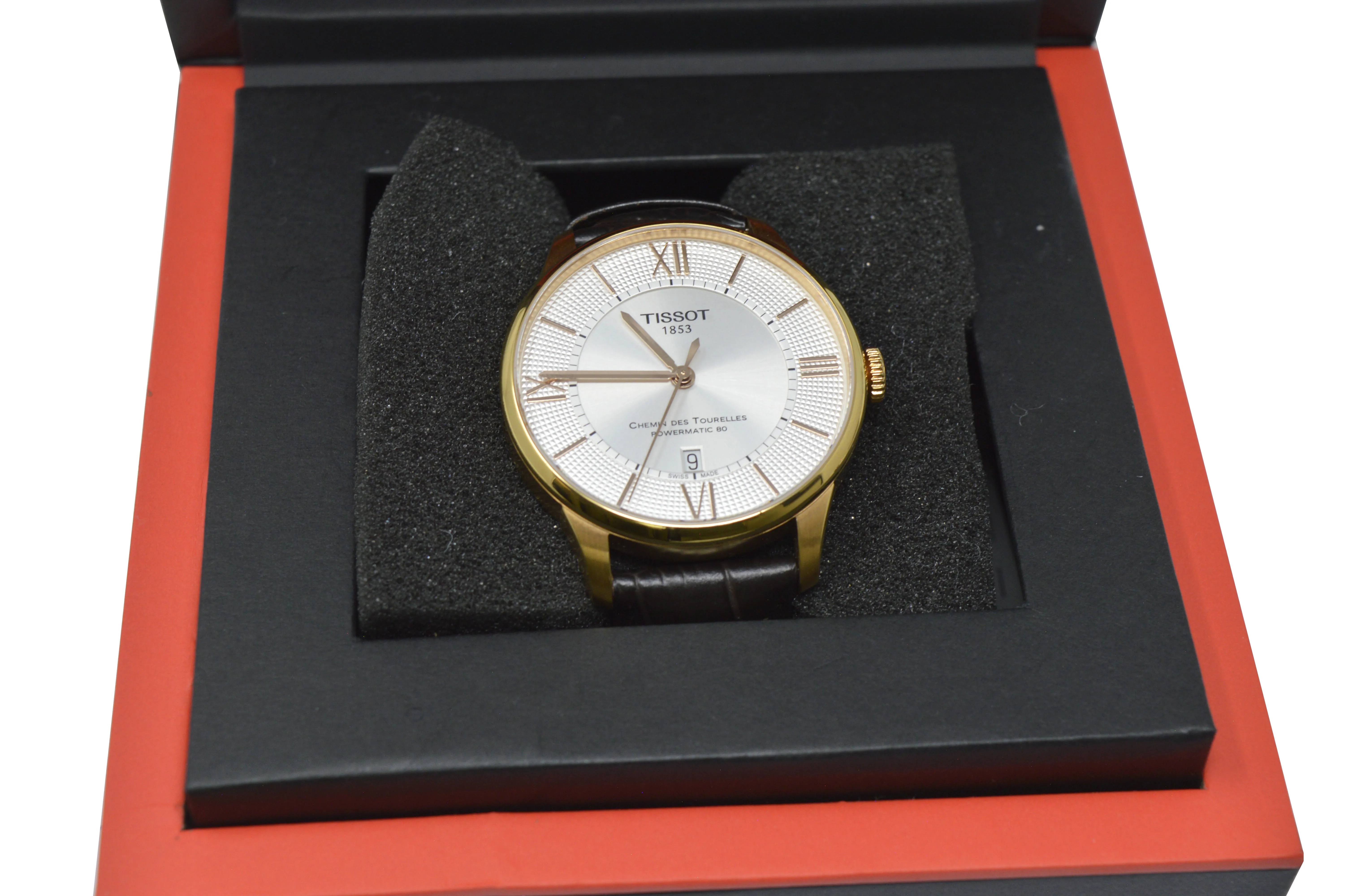 Tissot Powermatic TO99407603800 42mm Rose gold Silver 2