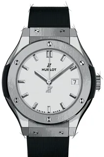 Hublot Classic Fusion Quartz 581.NX.2611.RX Titanium White