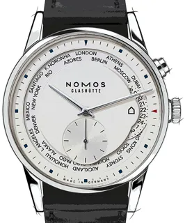 NOMOS Zürich 805 40mm Stainless steel White