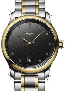 Longines Master Collection L2.628.5.57.7 Yellow gold and Stainless steel Black