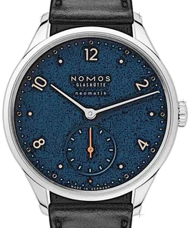 NOMOS Minimatik 1205 Stainless steel Blue