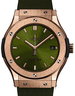 Hublot Classic Fusion 511.OX.8980.RX Yellow gold Green