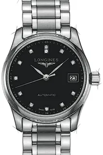 Longines Master Collection L2.257.4.57.6 Stainless steel Black