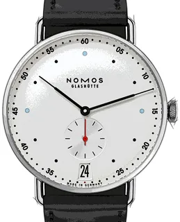 NOMOS Metro 38 Datum 1102 Stainless steel White