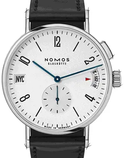 NOMOS Tangomat GMT 635 Stainless steel White