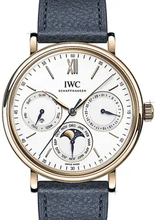 IWC Perpetual Calendar IW344602 Yellow gold Silver