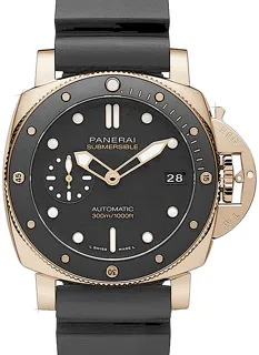 Panerai Submersible PAM02164 Goldtech Black