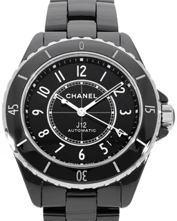 Chanel J12 H5697 Black ceramic Black