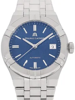 Maurice Lacroix AIKON AI6007-SS00F-430-C 39mm Stainless steel Blue