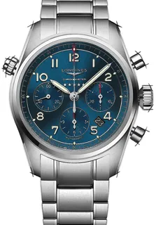 Longines Spirit L3.820.4.93.6 Stainless steel Blue