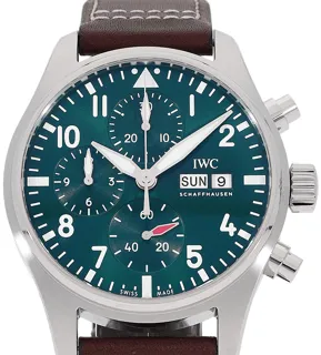 IWC Pilot IW388103 Stainless steel Green