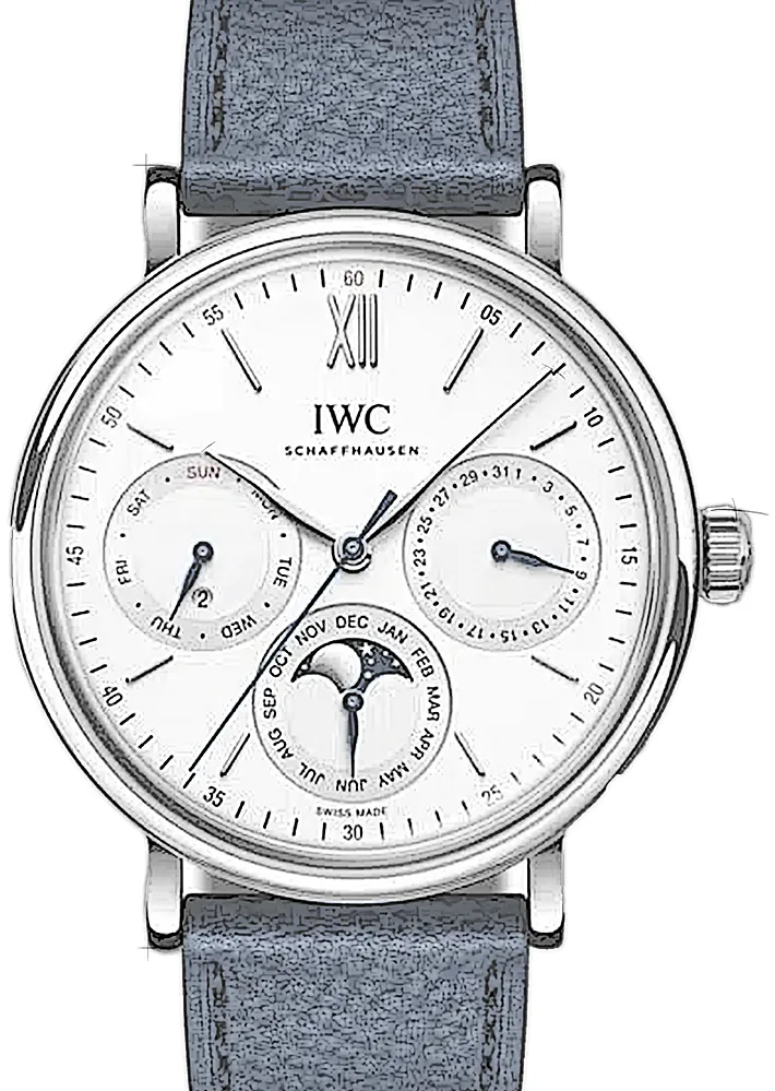 IWC Perpetual Calendar iw344601 40mm Stainless steel Silver