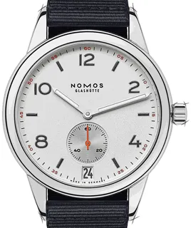 NOMOS Club Automat Datum 775 Stainless steel White