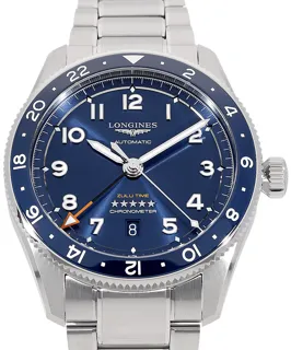 Longines Spirit L3.812.4.93.6 Stainless steel Blue