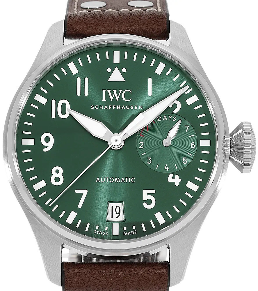 IWC Big Pilot IW501015 46mm Stainless steel Green