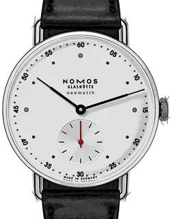 NOMOS Metro Neomatik 1106 Stainless steel White