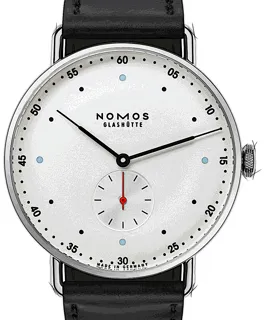 NOMOS Metro 38 1109 Stainless steel White