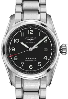 Longines Spirit L3.810.4.53.9 Stainless steel Black