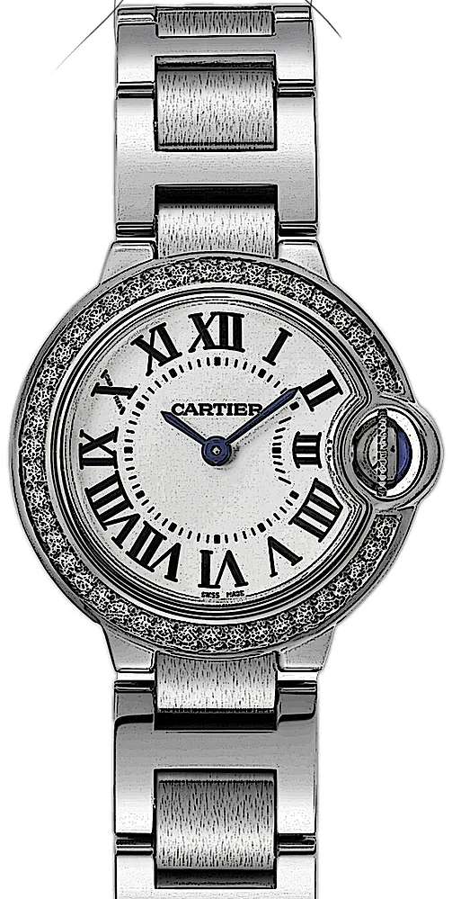 Cartier Ballon Bleu 28mm W4BB0015 28mm Stainless steel White