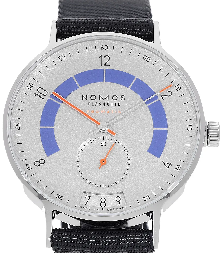 NOMOS Autobahn 1303 41mm Stainless steel Grey