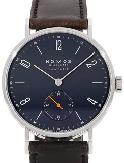 NOMOS Tangente Neomatik 177 Stainless steel Blue