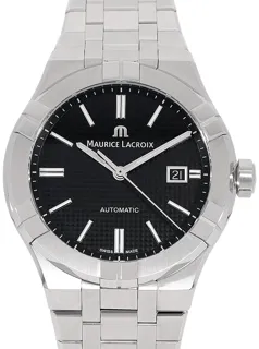 Maurice Lacroix AIKON AI6008-SS002-330-1 Stainless steel Black