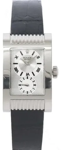 Rolex Cellini 5441/9 27mm White gold Silver