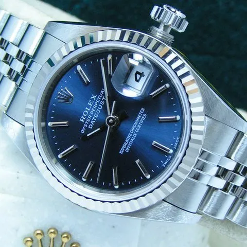 Rolex Lady-Datejust 79174 26mm Stainless steel Blue