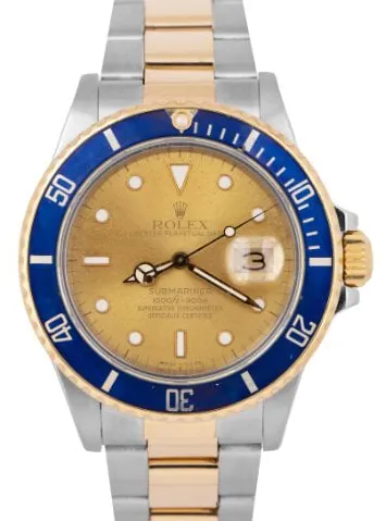 Rolex Submariner 16803 40mm Yellow gold and Stainless steel Champagne