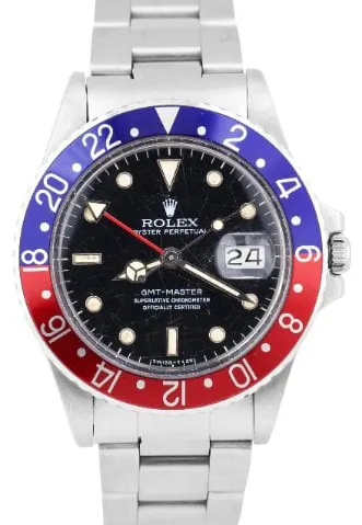 Rolex GMT-Master 16750 40mm Stainless steel Black