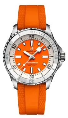 Breitling Superocean A17377211O1S1 36mm Stainless steel Orange