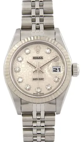 Rolex Datejust 79174G 26mm Yellow gold and Stainless steel Silver