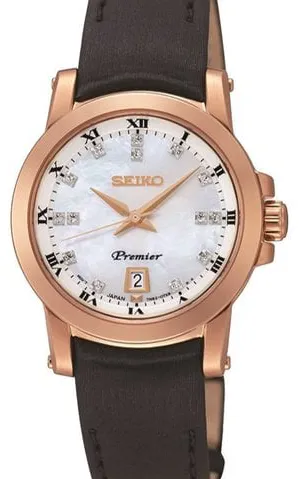 Seiko Premier SXDG06P 28mm Mother-of-pearl