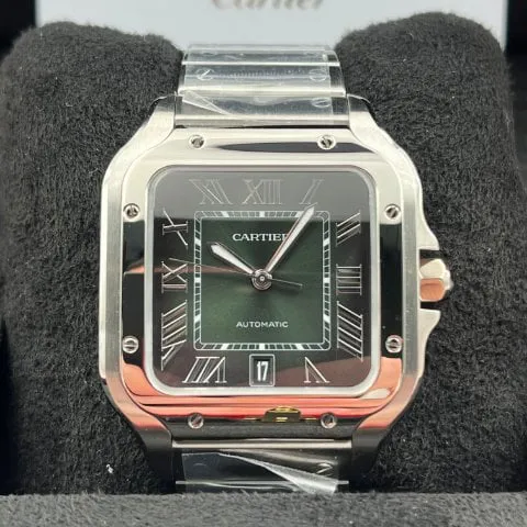 Cartier Santos WSSA0062 40mm Stainless steel Green