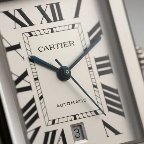 Cartier Tank W5200028 31mm Stainless steel Silver