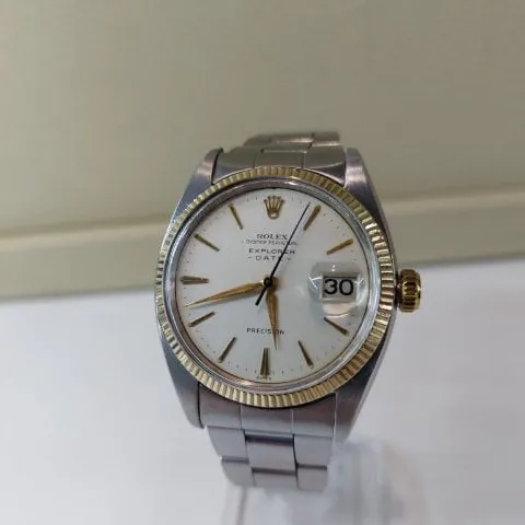 Rolex Air King 5701 34mm Yellow gold and Stainless steel Silver