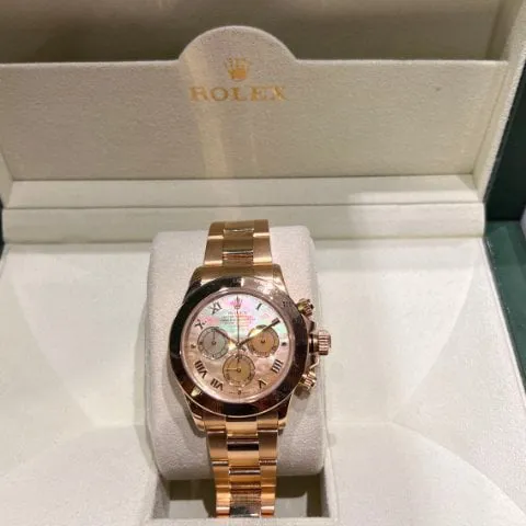 Rolex Daytona 116528 40mm Yellow gold Mother-of-pearl