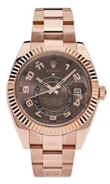 Rolex Sky-Dweller 326935 42mm Rose gold Brown