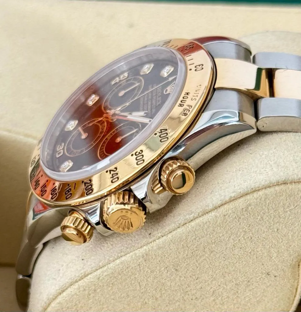 Rolex Daytona 116523 40mm Yellow gold and Stainless steel Black 6