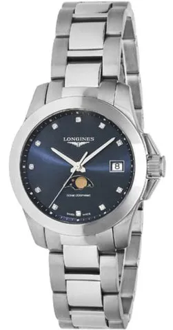 Longines Conquest L3.381.4.97.6 34mm Blue