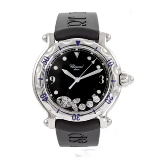 Chopard Happy Sport 8347 Stainless steel Black